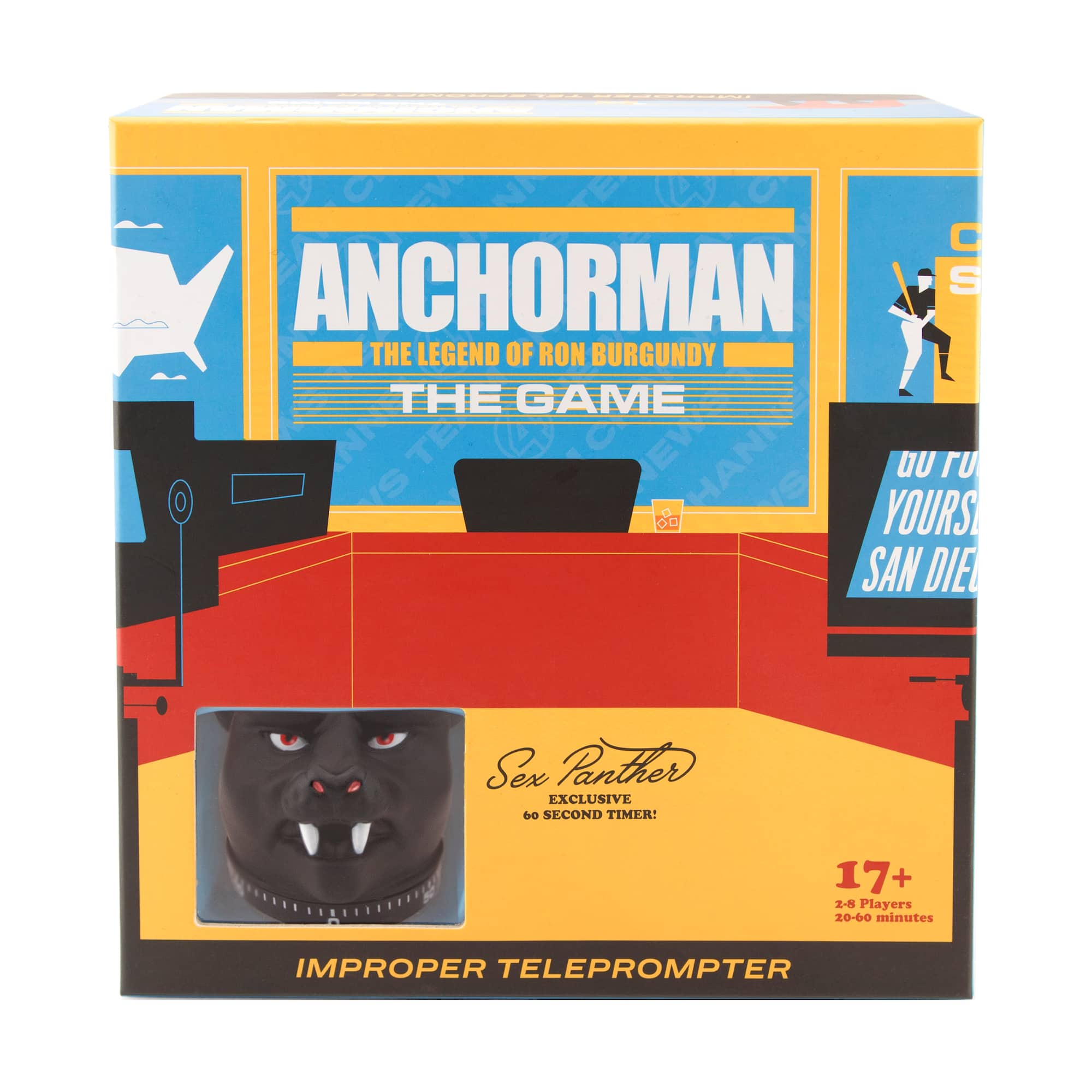 Anchorman: The Legend of Ron Burgundy Improper Teleprompter Game